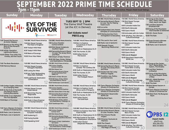 September 2022 Grid