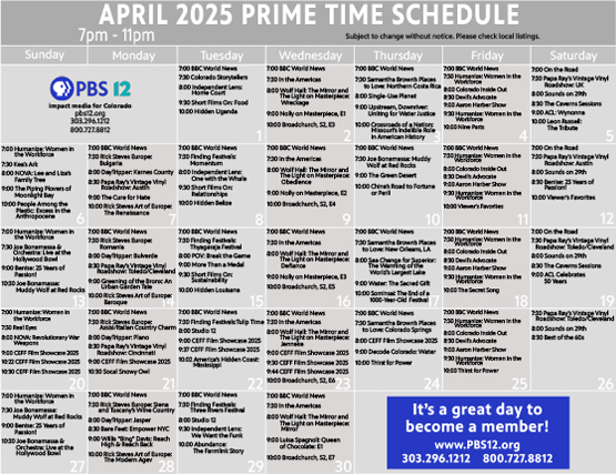 April Printable Grid